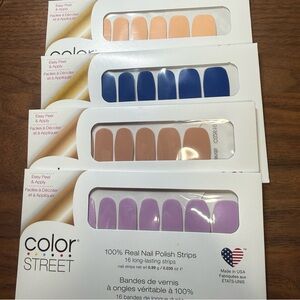 4 Color Street Set Bundle